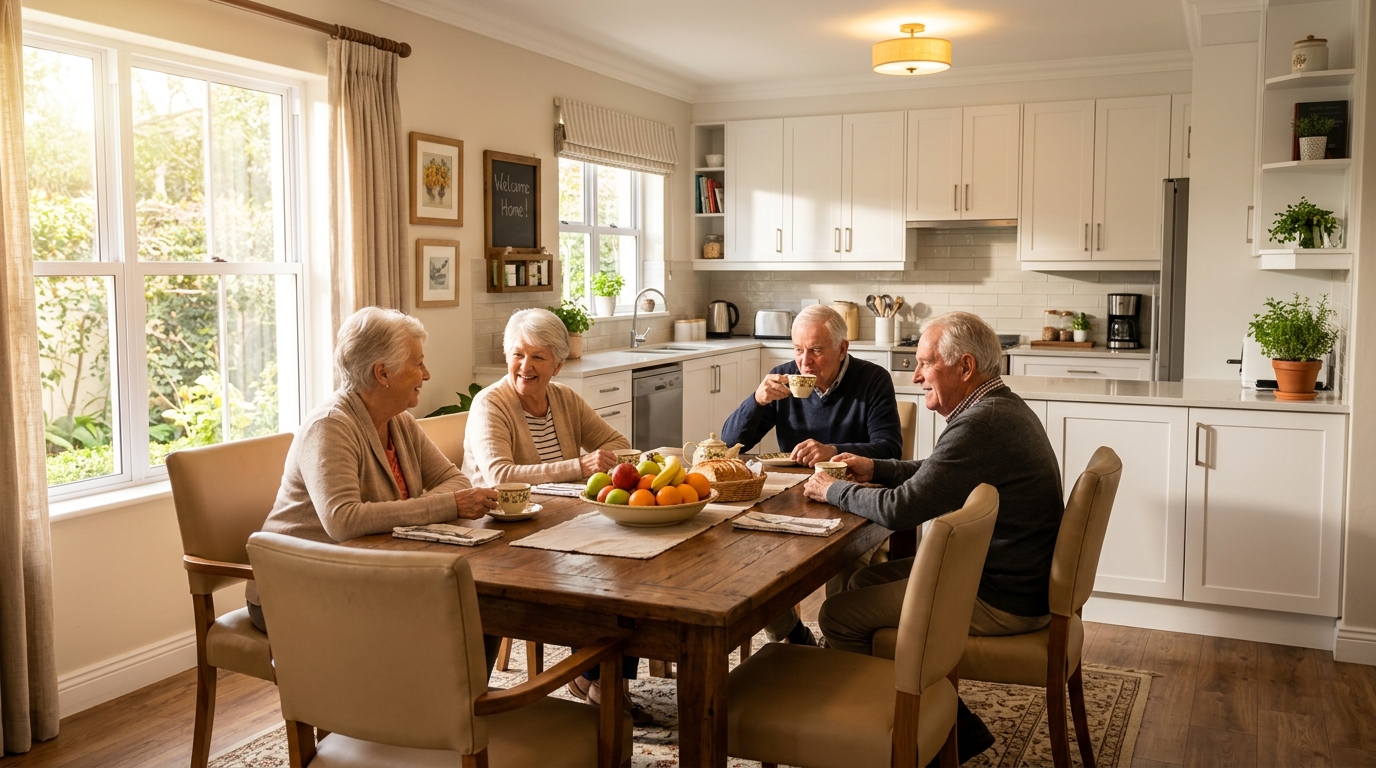 Home cooked meals dining room